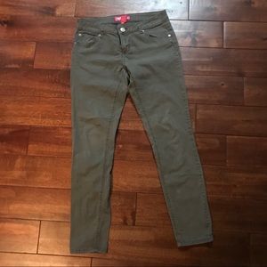 Olive green jeans